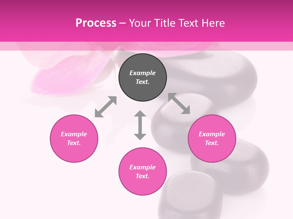 Asian Phalenopsis Stack PowerPoint Template