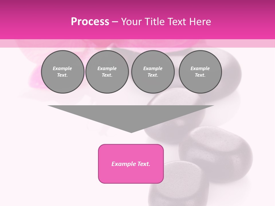 Asian Phalenopsis Stack PowerPoint Template