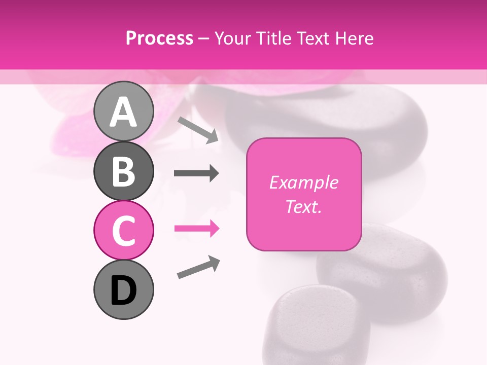 Asian Phalenopsis Stack PowerPoint Template