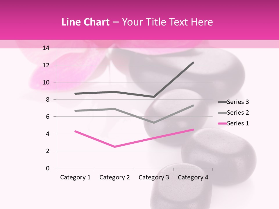 Asian Phalenopsis Stack PowerPoint Template
