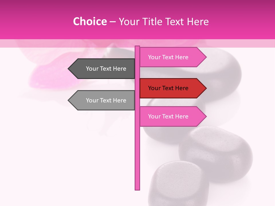 Asian Phalenopsis Stack PowerPoint Template