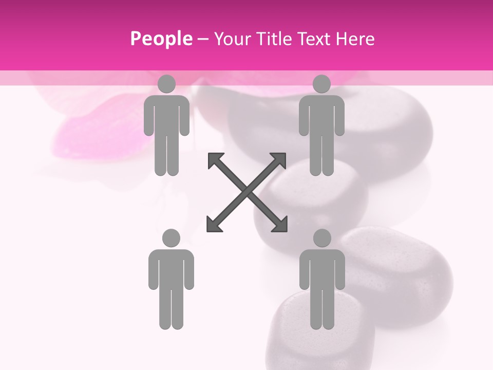 Asian Phalenopsis Stack PowerPoint Template