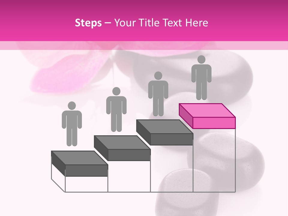 Asian Phalenopsis Stack PowerPoint Template