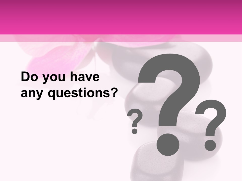 Asian Phalenopsis Stack PowerPoint Template