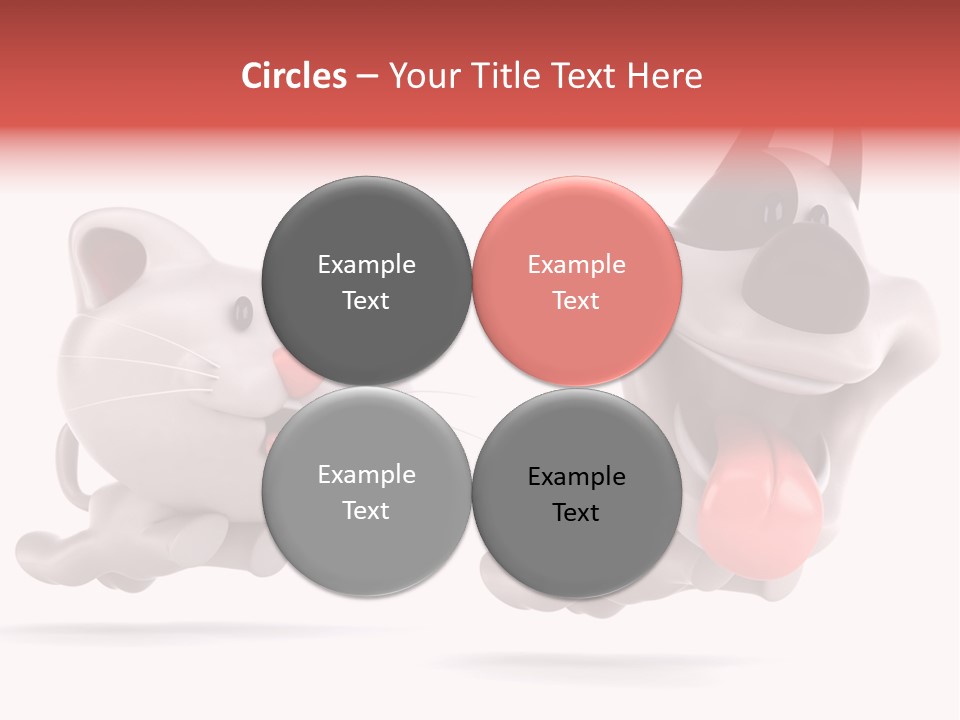 Grey Cute Chase PowerPoint Template