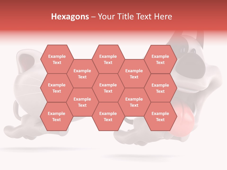 Grey Cute Chase PowerPoint Template