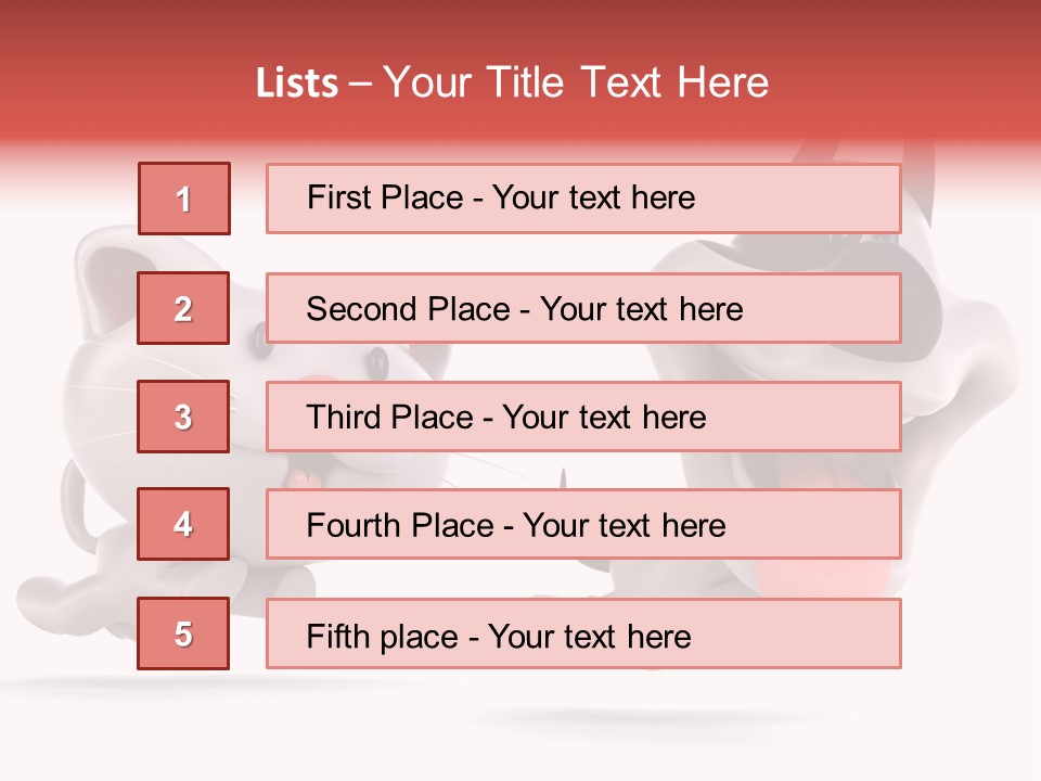 Grey Cute Chase PowerPoint Template