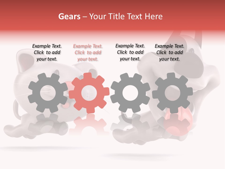 Grey Cute Chase PowerPoint Template