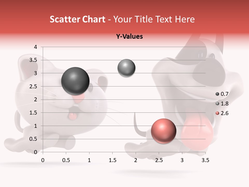 Grey Cute Chase PowerPoint Template