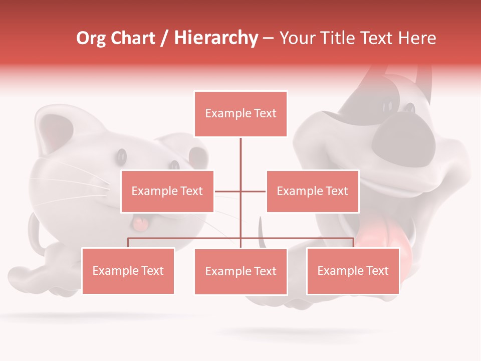 Grey Cute Chase PowerPoint Template