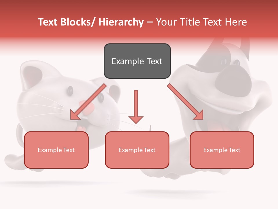 Grey Cute Chase PowerPoint Template