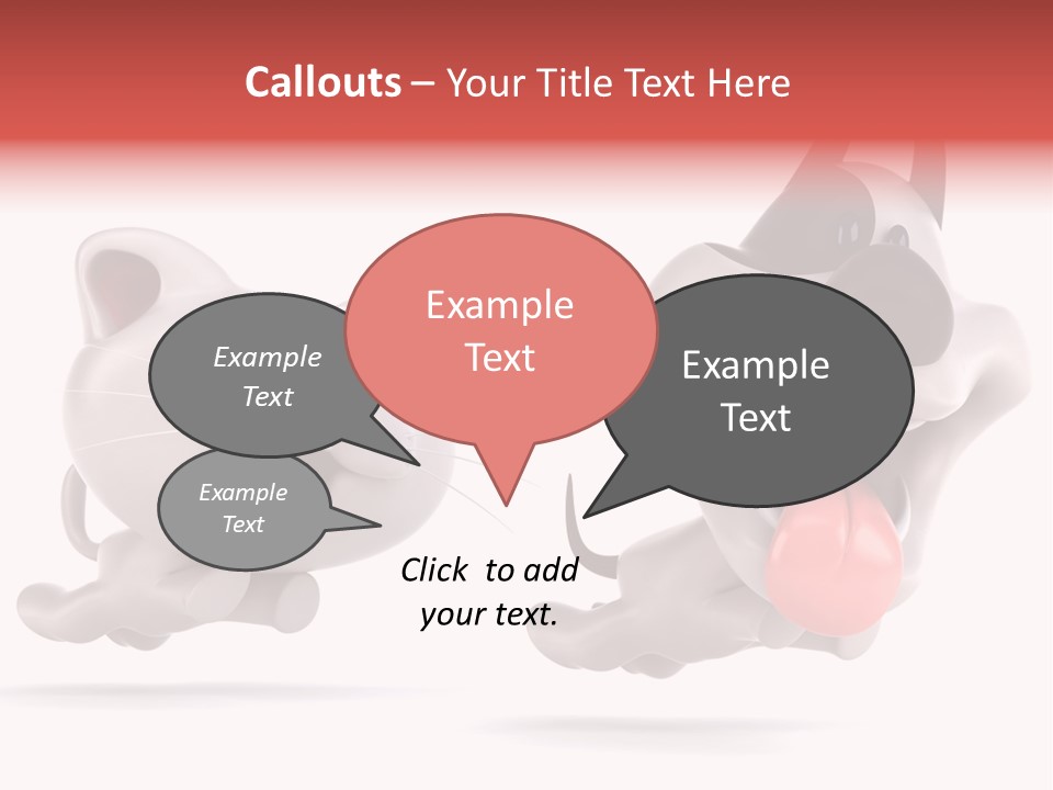 Grey Cute Chase PowerPoint Template