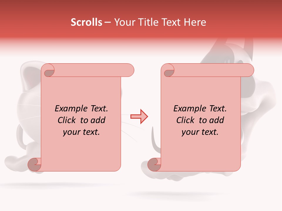 Grey Cute Chase PowerPoint Template