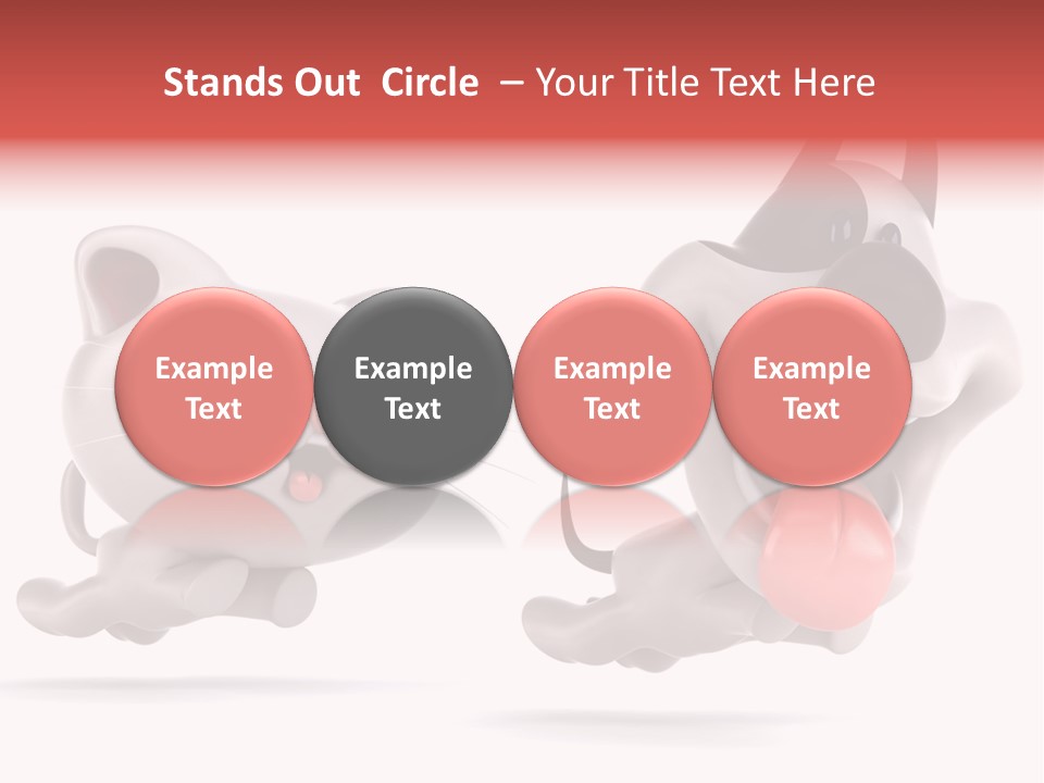 Grey Cute Chase PowerPoint Template