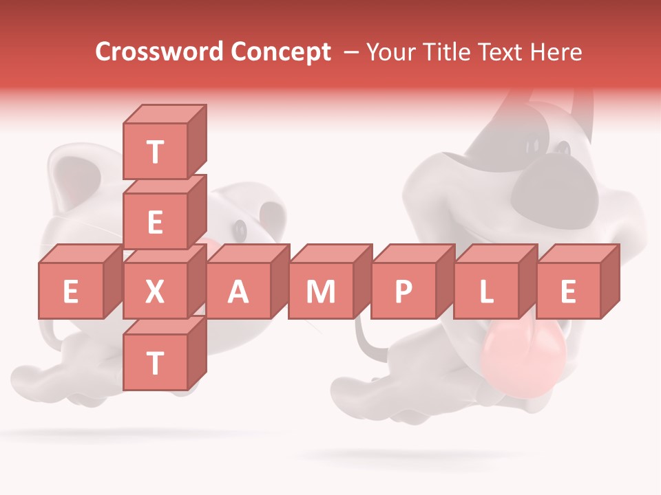 Grey Cute Chase PowerPoint Template