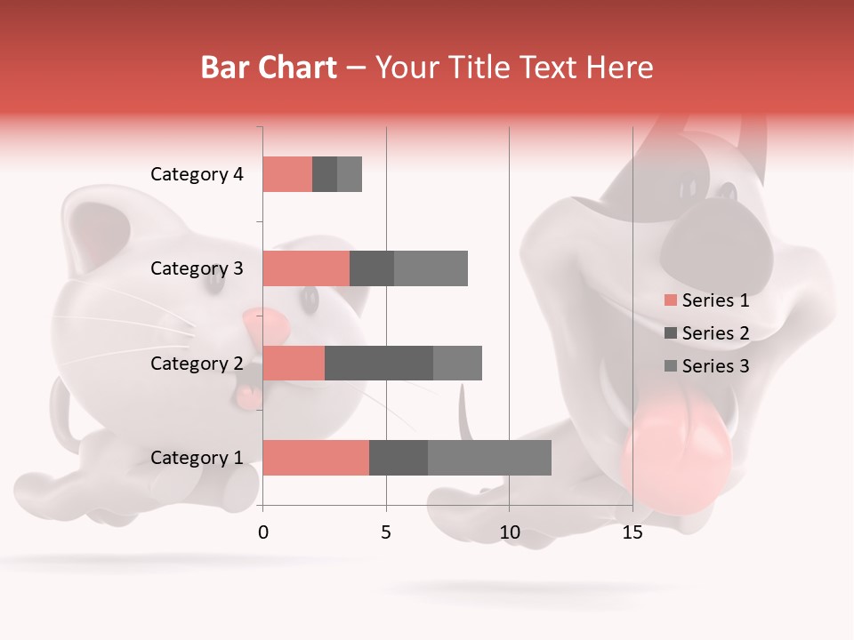 Grey Cute Chase PowerPoint Template