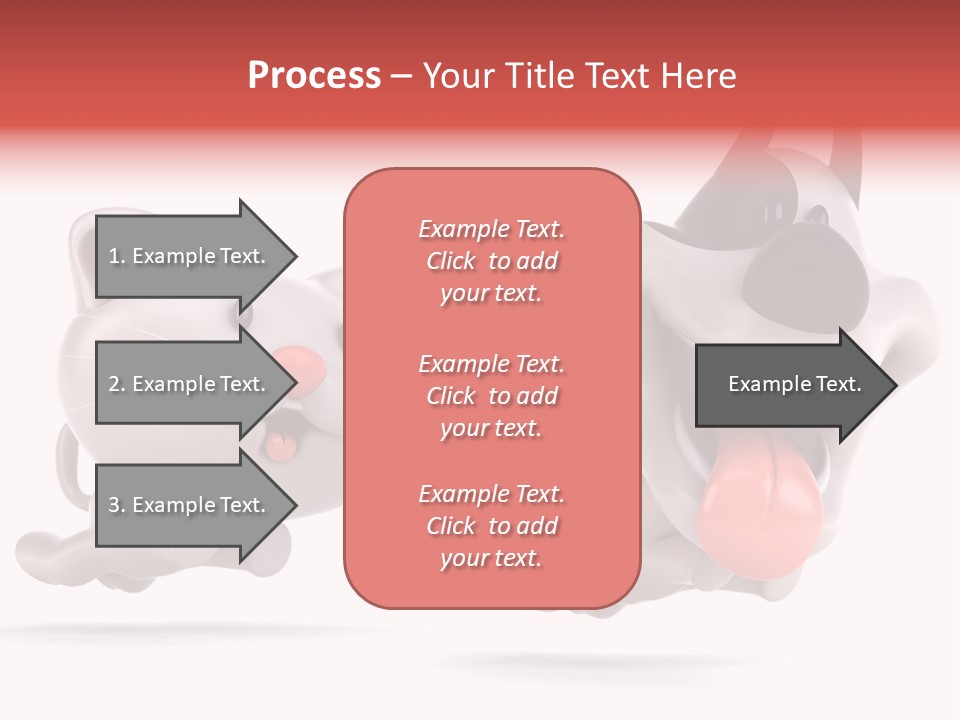 Grey Cute Chase PowerPoint Template
