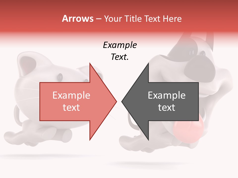 Grey Cute Chase PowerPoint Template