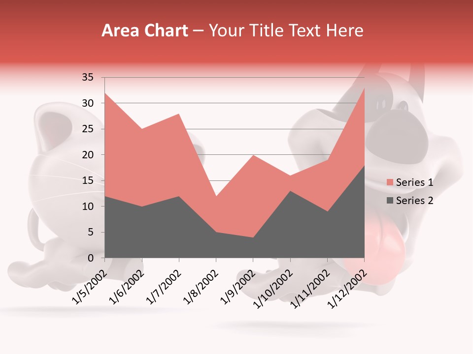 Grey Cute Chase PowerPoint Template