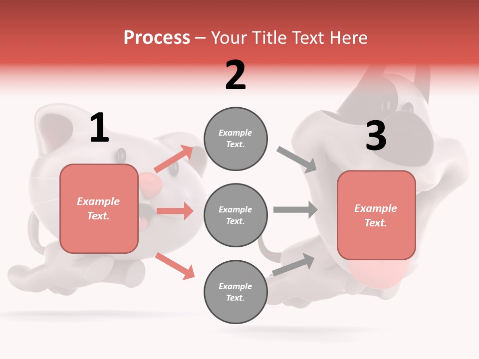 Grey Cute Chase PowerPoint Template