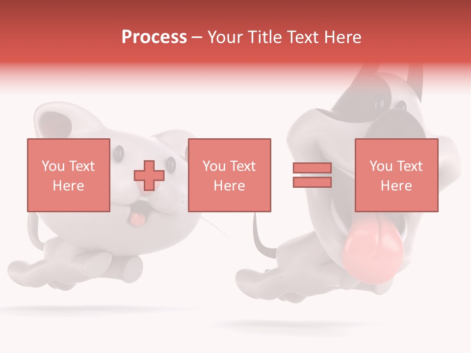 Grey Cute Chase PowerPoint Template