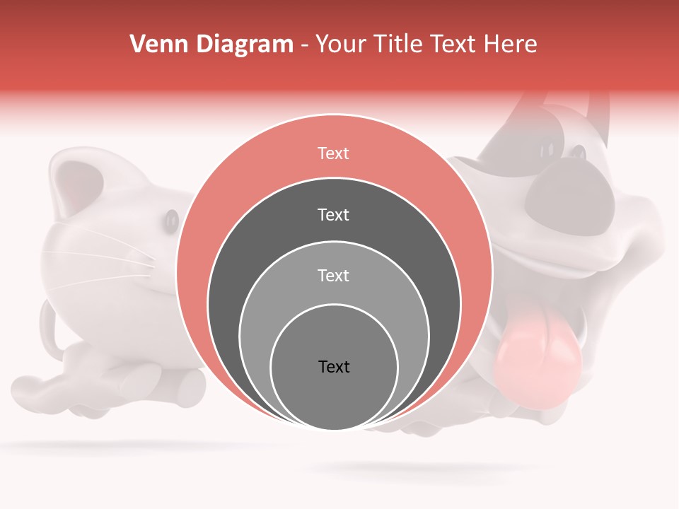 Grey Cute Chase PowerPoint Template