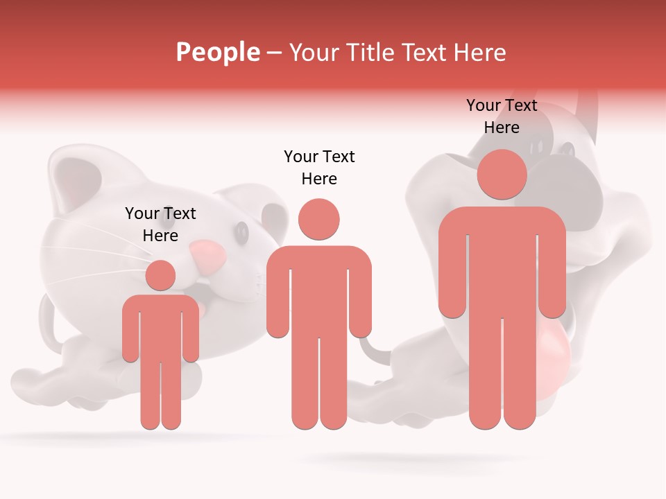 Grey Cute Chase PowerPoint Template