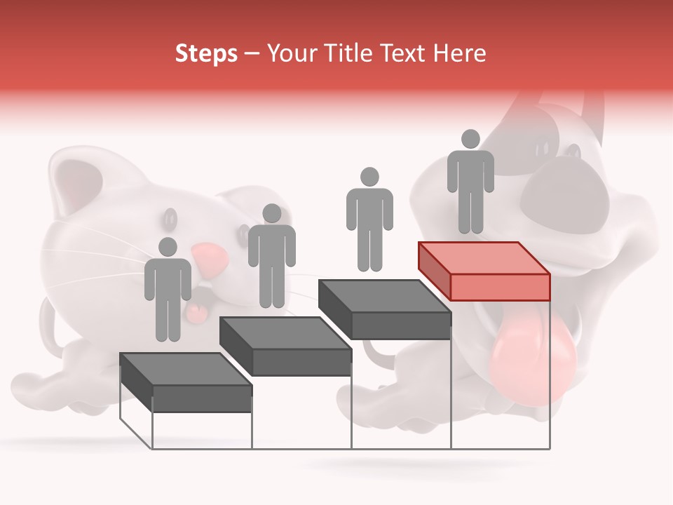 Grey Cute Chase PowerPoint Template