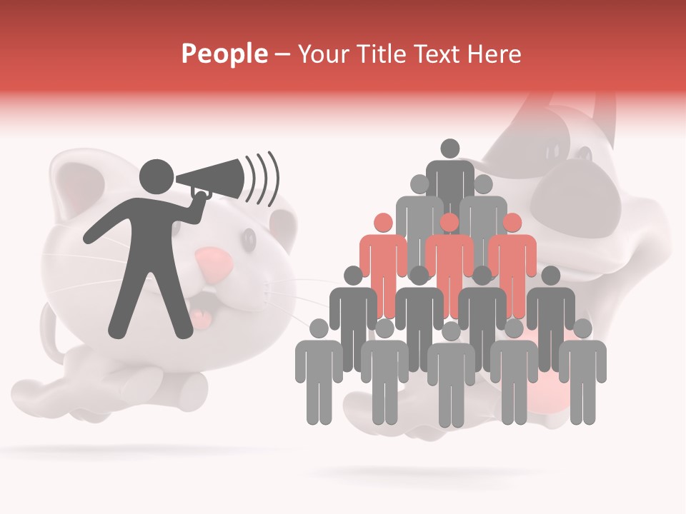 Grey Cute Chase PowerPoint Template