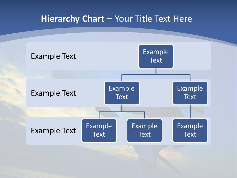 Shadow Sunset Pose PowerPoint Template
