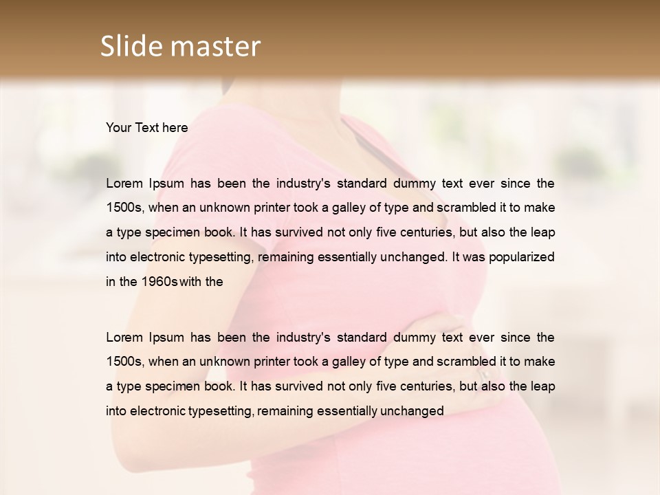 Vertical Lifestyle Indoors PowerPoint Template