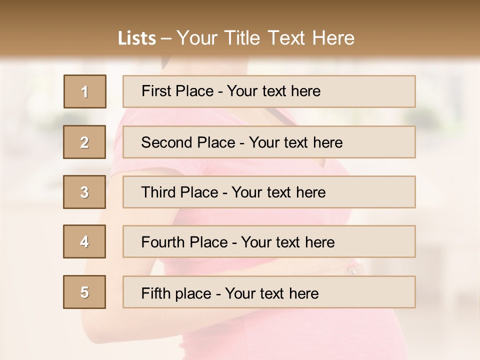 Vertical Lifestyle Indoors PowerPoint Template