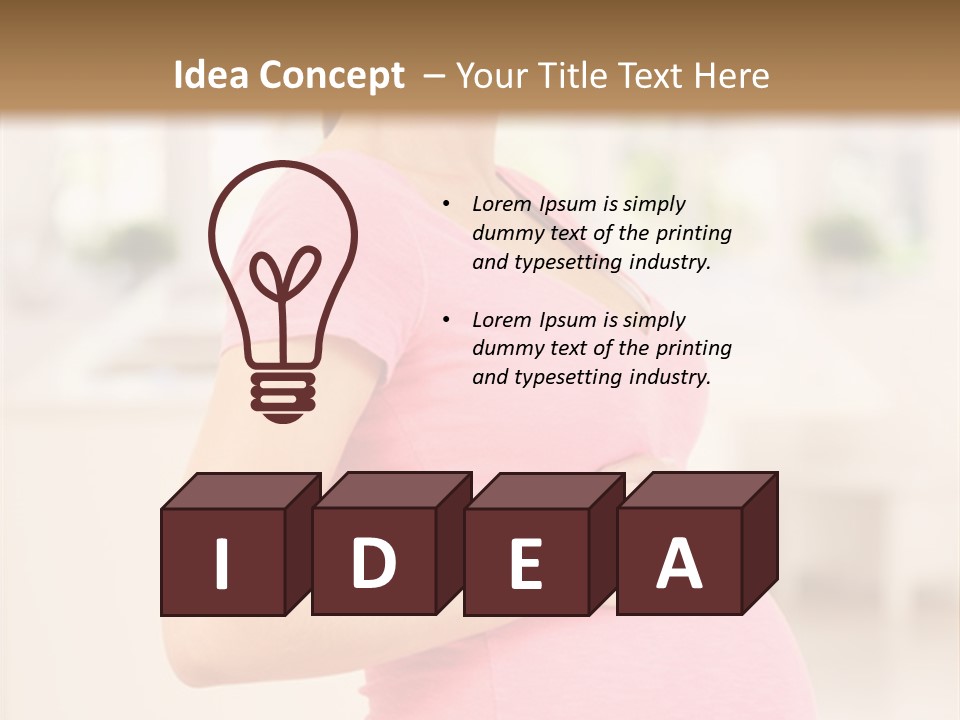 Vertical Lifestyle Indoors PowerPoint Template