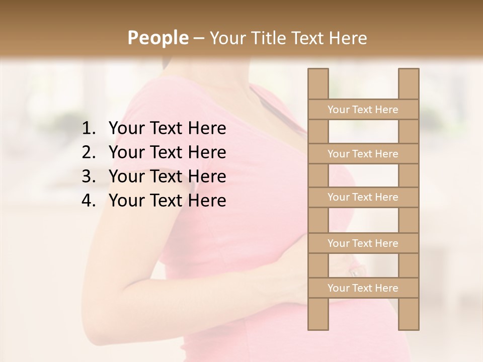 Vertical Lifestyle Indoors PowerPoint Template