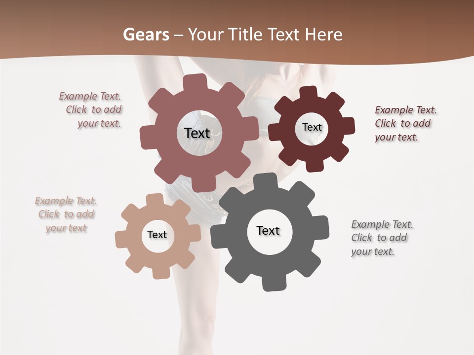 Active Ballet Sensuality PowerPoint Template