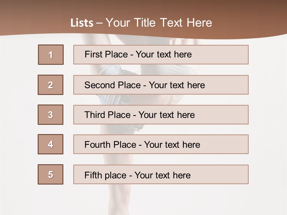Active Ballet Sensuality PowerPoint Template