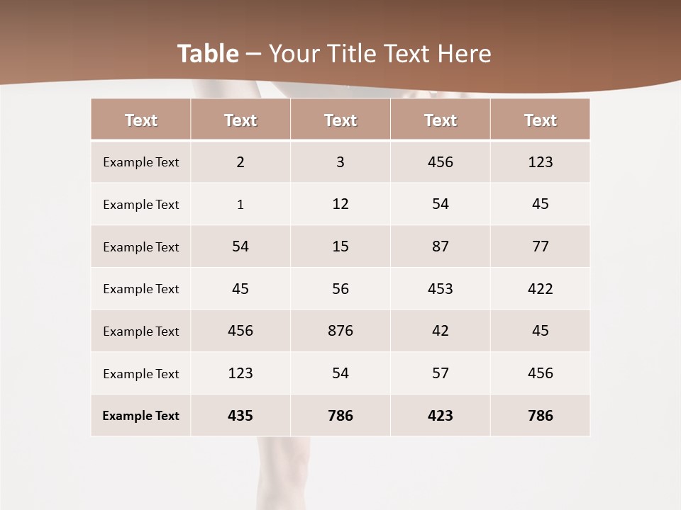 Active Ballet Sensuality PowerPoint Template