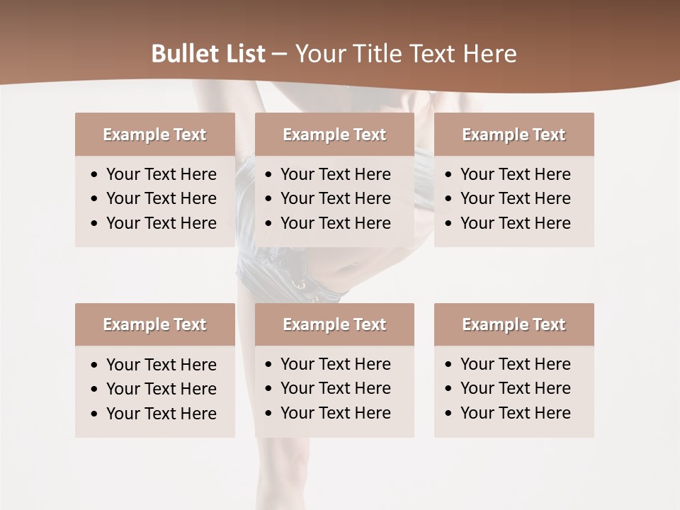 Active Ballet Sensuality PowerPoint Template