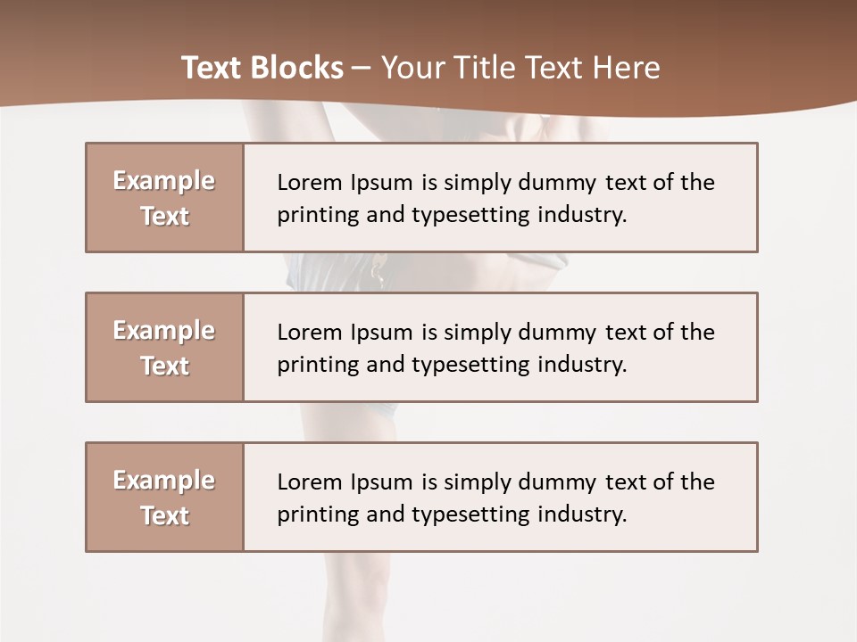 Active Ballet Sensuality PowerPoint Template