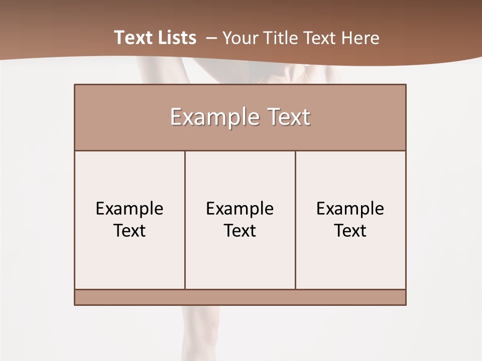 Active Ballet Sensuality PowerPoint Template