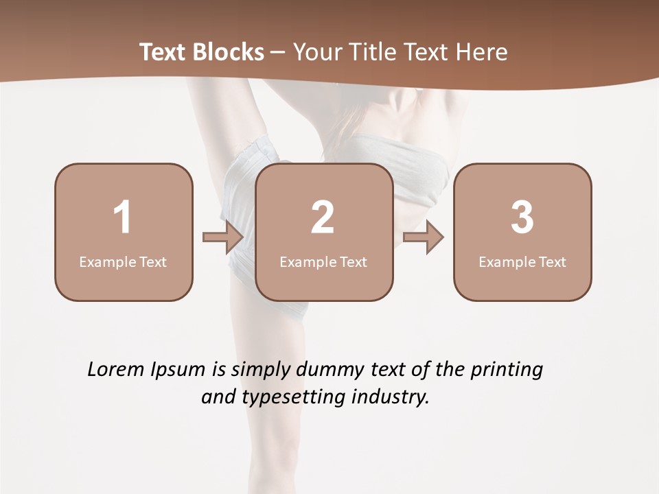 Active Ballet Sensuality PowerPoint Template