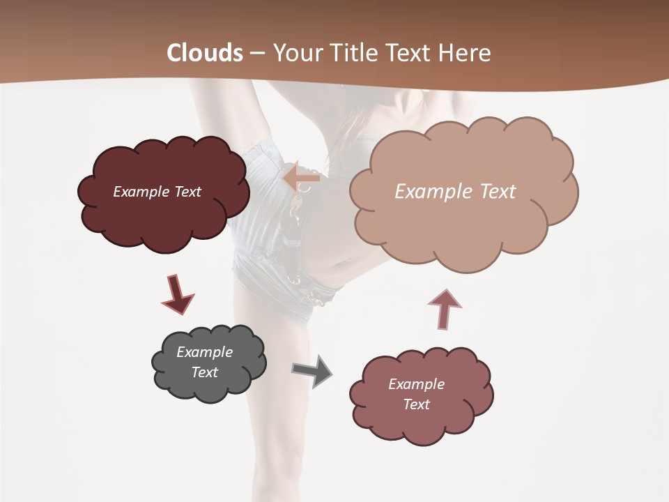 Active Ballet Sensuality PowerPoint Template