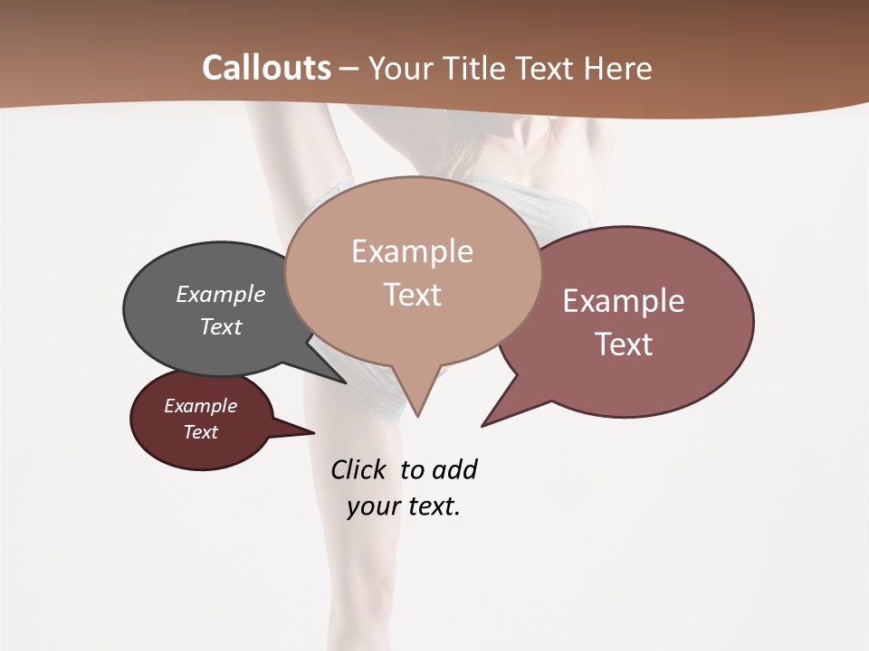 Active Ballet Sensuality PowerPoint Template