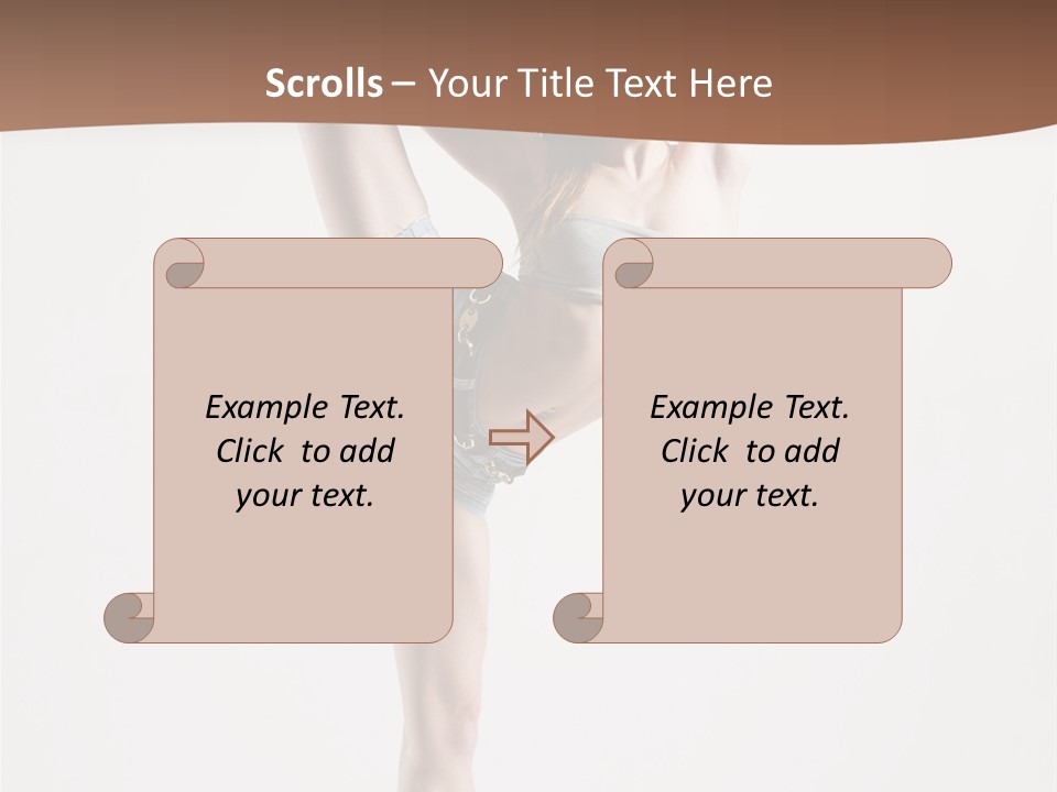 Active Ballet Sensuality PowerPoint Template