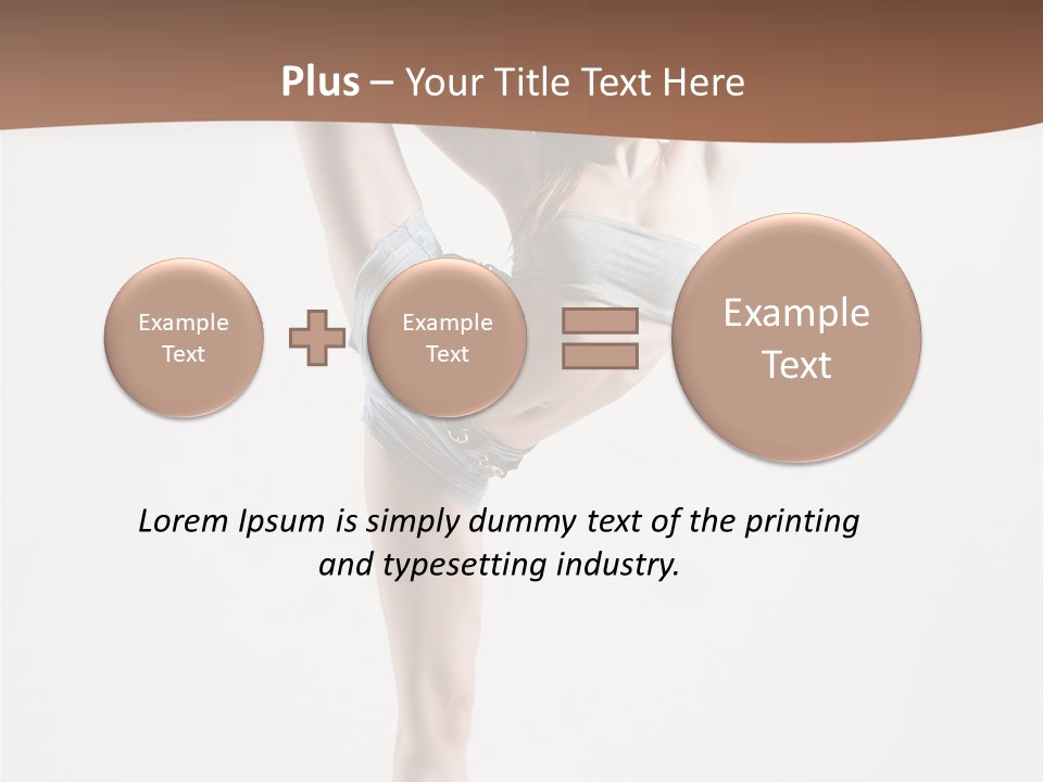 Active Ballet Sensuality PowerPoint Template