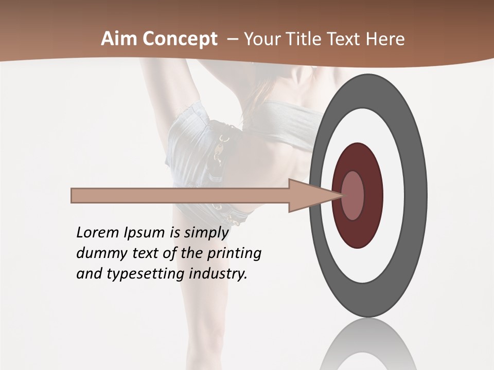 Active Ballet Sensuality PowerPoint Template