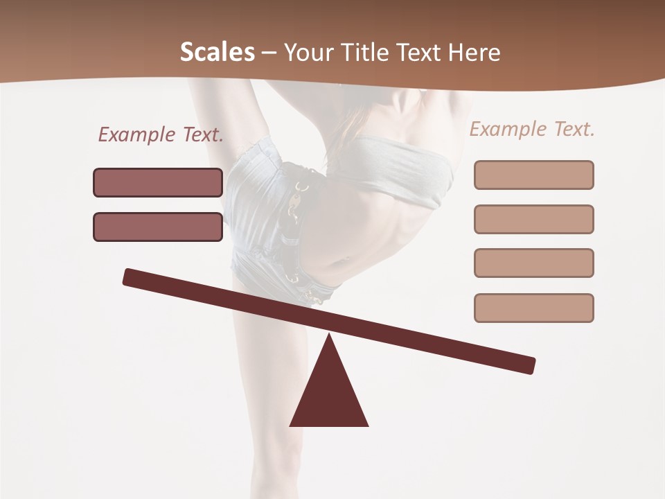 Active Ballet Sensuality PowerPoint Template