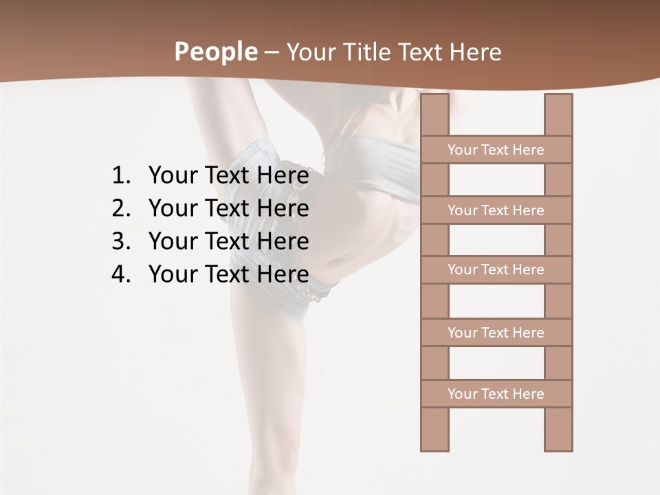 Active Ballet Sensuality PowerPoint Template