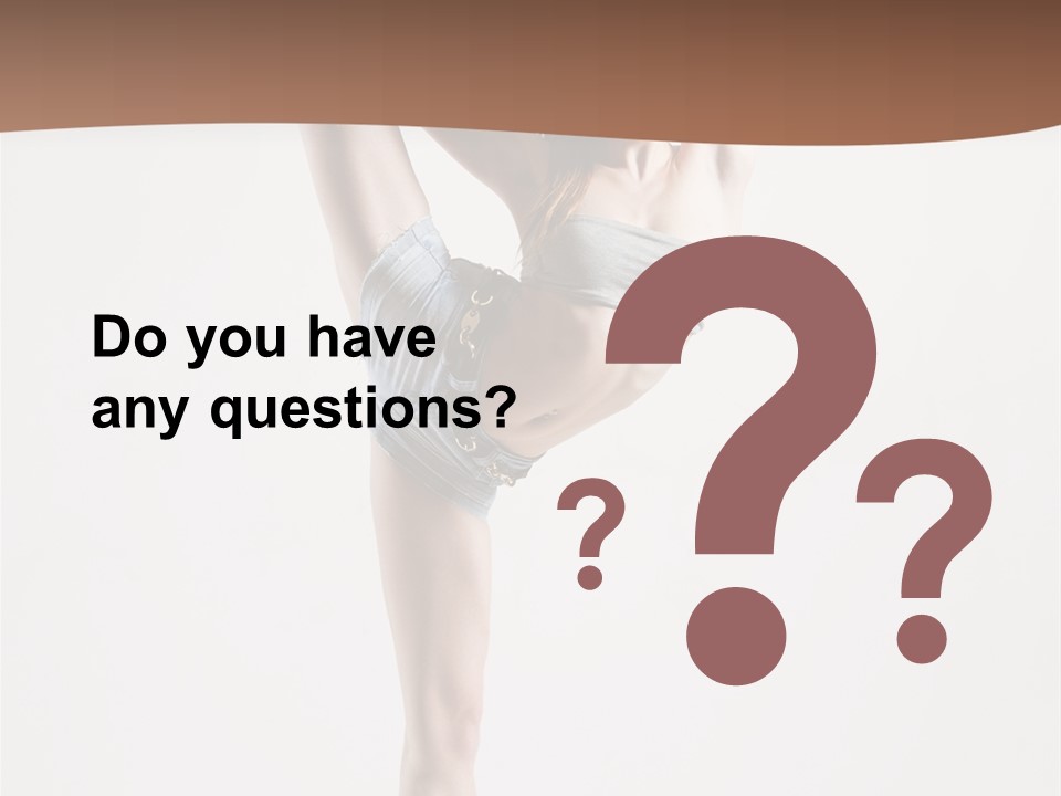 Active Ballet Sensuality PowerPoint Template