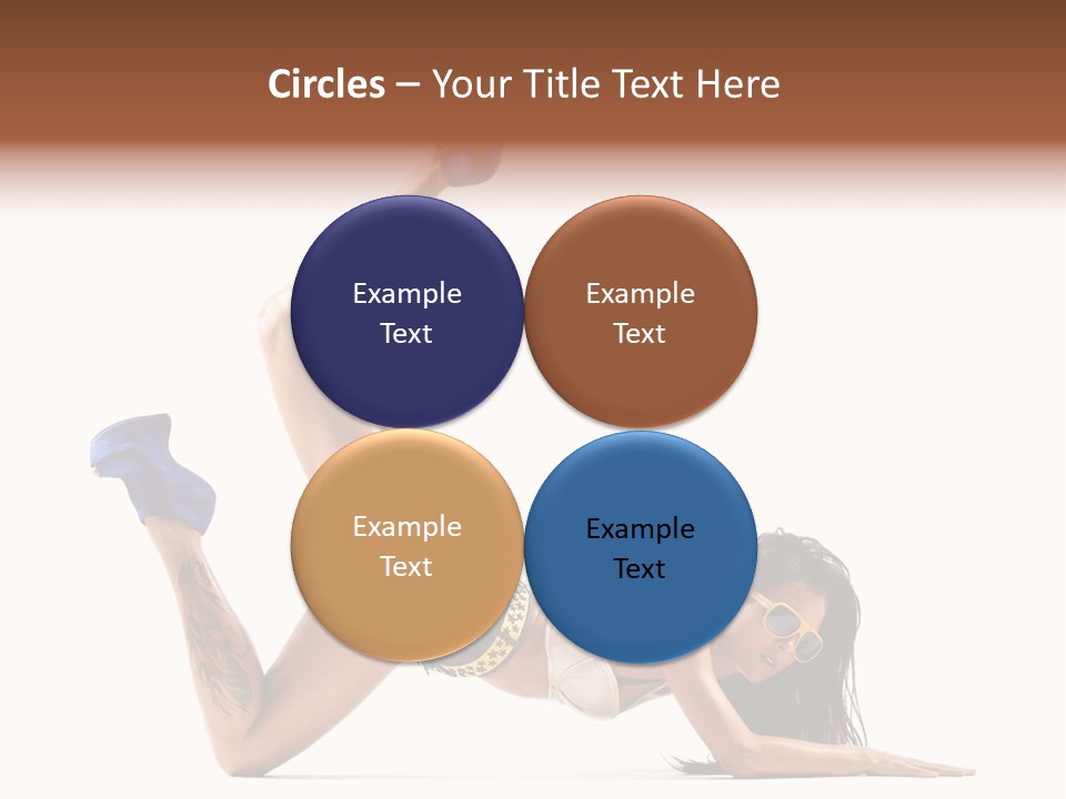 Disco Studio Dancer PowerPoint Template